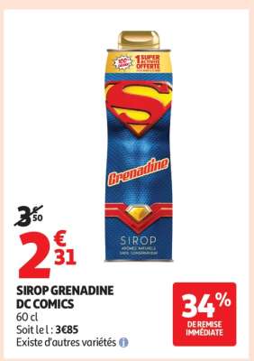 SIROP GRENADINE DC COMICS