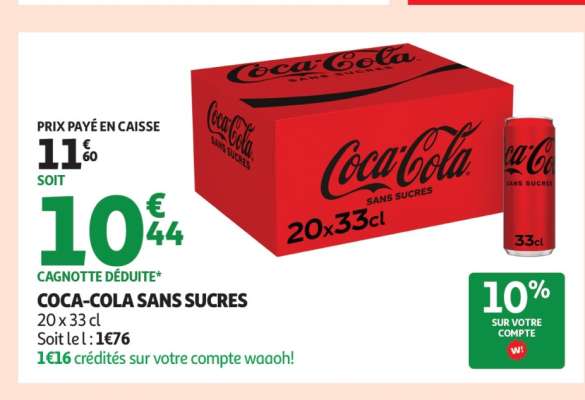Coca Cola Sans Sucres
