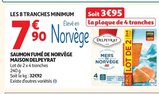 Saumon Fumé De Norvège Maison Delpeyrat