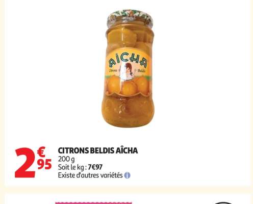 CITRONS BELDIS AÏCHA