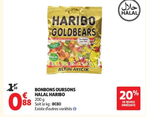 BONBONS OURSONS HALAL HARIBO