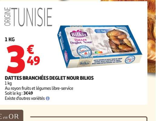 DATTES BRANCHÉES DEGLET NOUR BILKIS