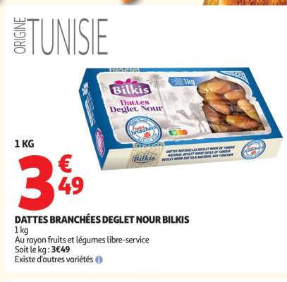 DATTES BRANCHÉES DEGLET NOUR BILKIS