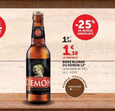 BIERE BLONDE DU DEMON 12°