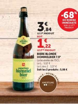 BIERE BLONDE HOMMELBIER 7.5°