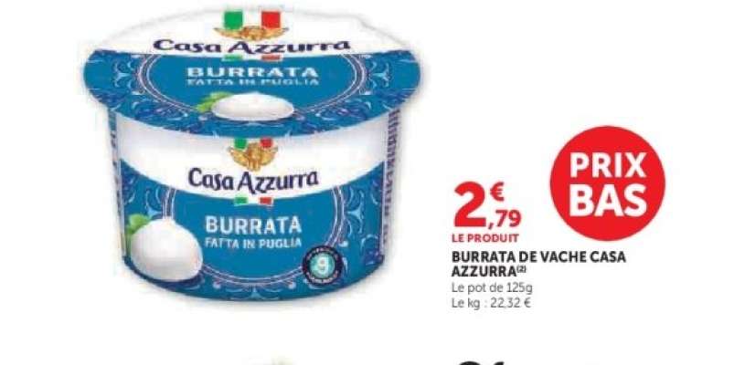 Burrata de Vache "Casa Azzurra"