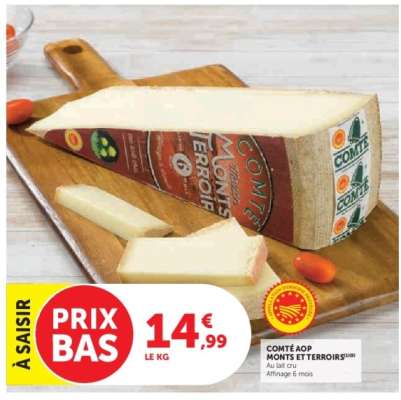 COMTÉ AOP MONTS ET TERROIR