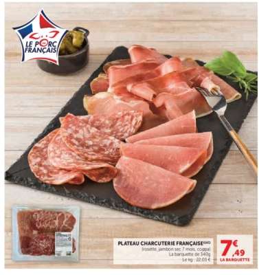 PLATEAU CHARCUTERIE FRANÇAISE