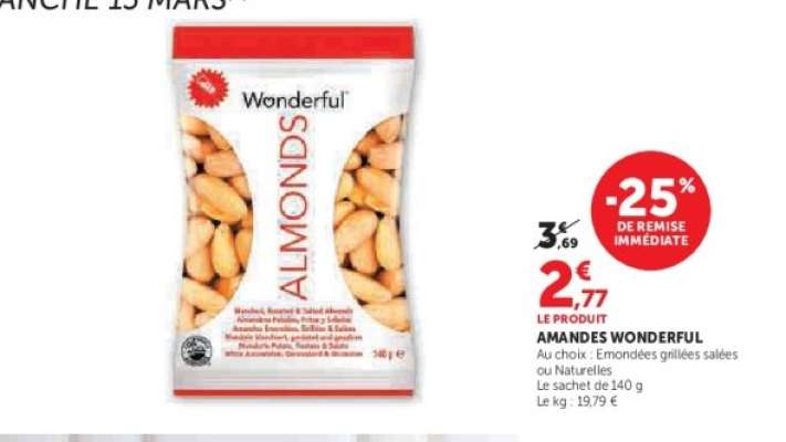 Amandes Wonderful