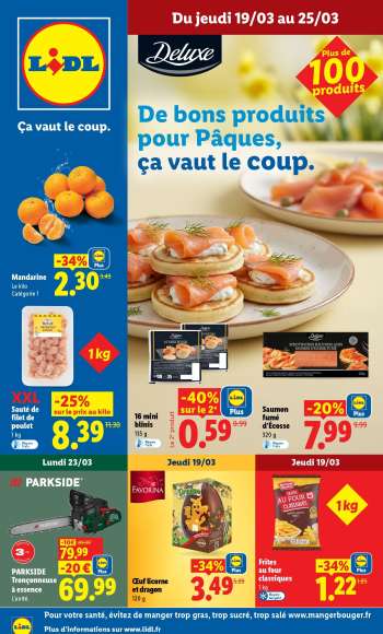 Catalogue Lidl - 19/03/2026 - 25/03/2026.