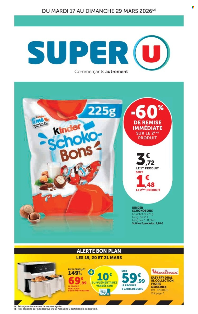 Catalogue SUPER U - 17/03/2026 - 29/03/2026. Page 1