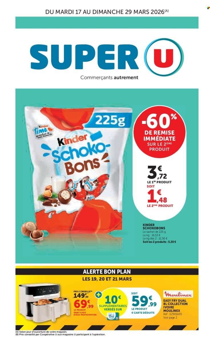 Catalogue SUPER U - 17/03/2026 - 29/03/2026.