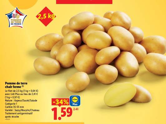 Pomme de terre chair ferme