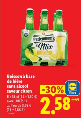 Perlenbourg le Mix saveur citron