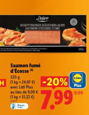 Saumon Fumé d'Écosse