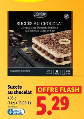 Succès au chocolat