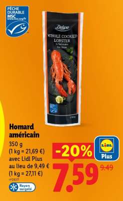 Homard américain