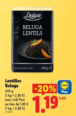 Lentilles Beluga