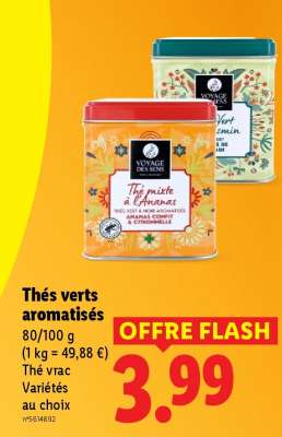 Thés verts aromatisés