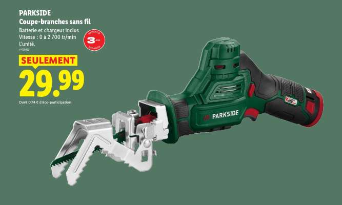 PARKSIDE Coupe-branches sans fil