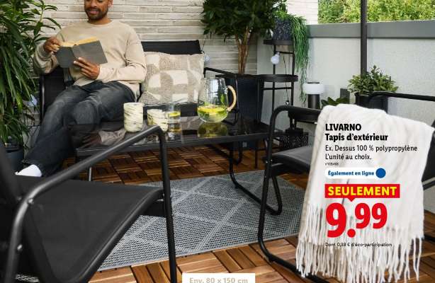 LIVARNO Tapis d'extérieur