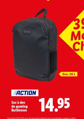 Sac à dos de gaming Battletron