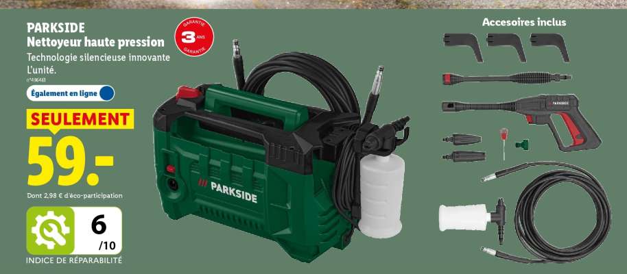 PARKSIDE Nettoyeur haute pression