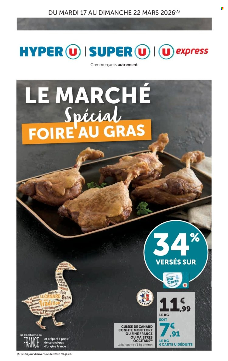 Catalogue Magasins U - 17/03/2026 - 22/03/2026. Page 1