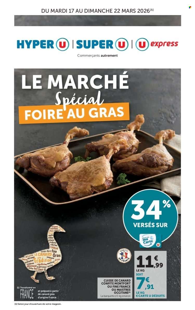 Catalogue Magasins U - 17/03/2026 - 22/03/2026.