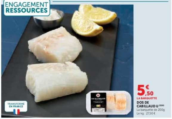 DOS DE CABILLAUD D