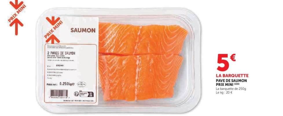 LA BARQUETTE PAVE DE SAUMON