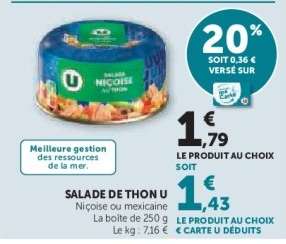 Salade de Thon U