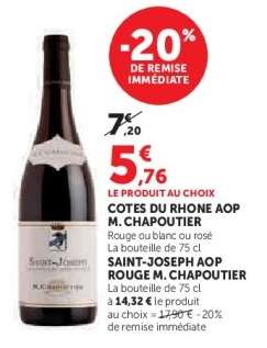 Côtes du Rhône AOP M. Chapoutier