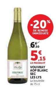 Vouvray AOP Blanc Sec Les Lys