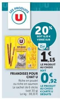 Friandises pour chat U