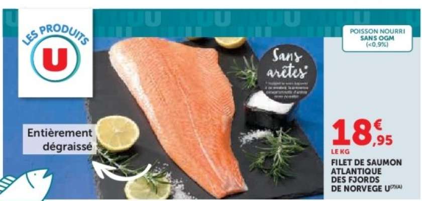 FILET DE SAUMON ATLANTIQUE DES FJORDS DE NORVEGE