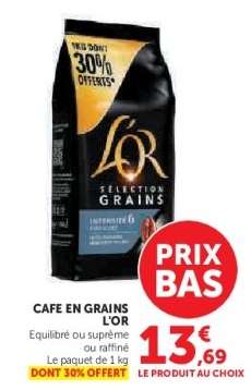 CAFÉ EN GRAINS “L’OR”
