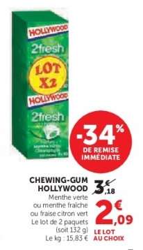 CHEWING-GUM “HOLLYWOOD”