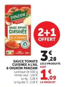 SAUCE TOMATE CUISINÉE A L'AIL & OIGNON PANZANI