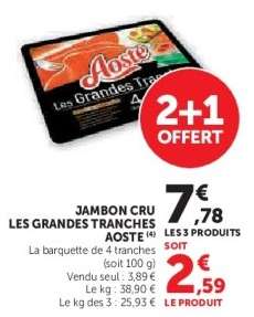 Jambon Cru Les Grandes Tranches Aoste