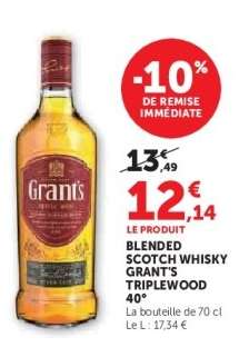 Blended Scotch Whisky Grant's Triplewood 40°