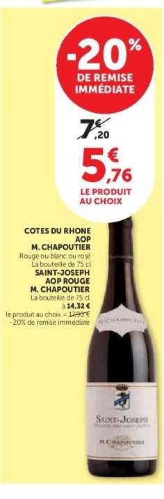 Côtes du Rhône AOP M. Chapoutier