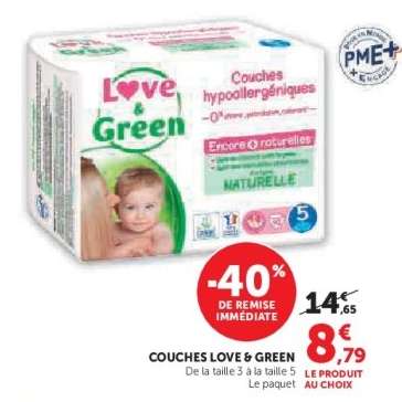 COUCHES 'LOVE & GREEN'