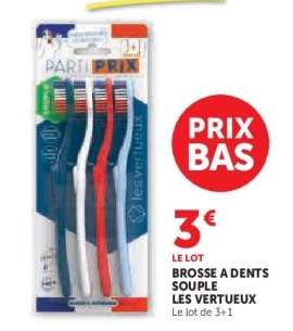 Brosse à dents souple Les Vertueux