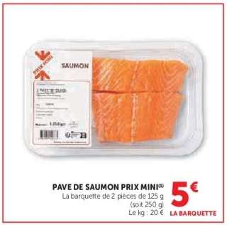 PAVÉ DE SAUMON PRIX MINI