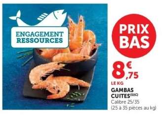 Gambas Cuites