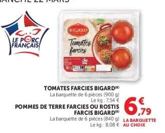 TOMATES FARCIES 'BIGARD'