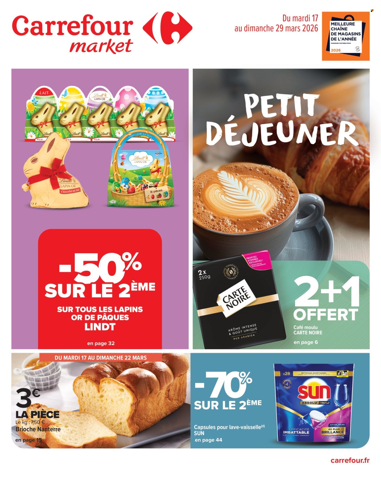 Catalogue Carrefour Market - 17/03/2026 - 29/03/2026. Page 1