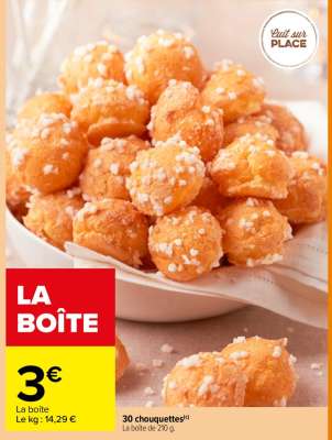 30 chouquettes