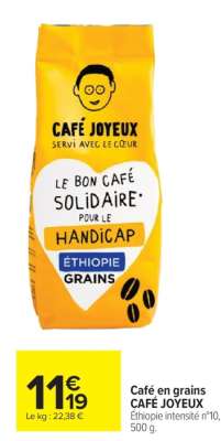 Café en grains CAFÉ JOYEUX